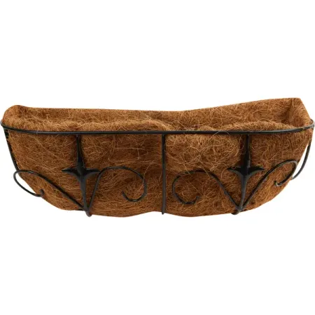 Кашпо с вкладышем из коковиты декоративное L45 кашпо пластиковое подвесное джулия 8л терракот