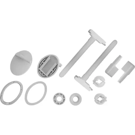 Крепеж сиденья унитаза КР 09.80 быстросъемное, пластик силиконовые подъемники для крышки унитаза