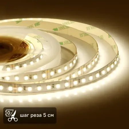 Светодиодная лента Apeyron SMD2835 24В 10 мм 5м 20 Вт/м 120диод/м 1000 лм/м 3000 К теплый белый свет алмазных точилных камней apex edge 120 600 1500 3000