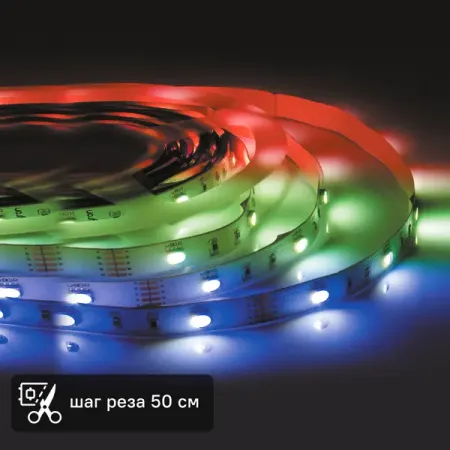 Комплект светодиодной ленты для контурной подсветки Apeyron SMD5050 24В 10 мм 3м 8 Вт/м 30диод/м 150 лм/м 6500 К RGBW декоративной маскирующей ленты mengtai washi tape set