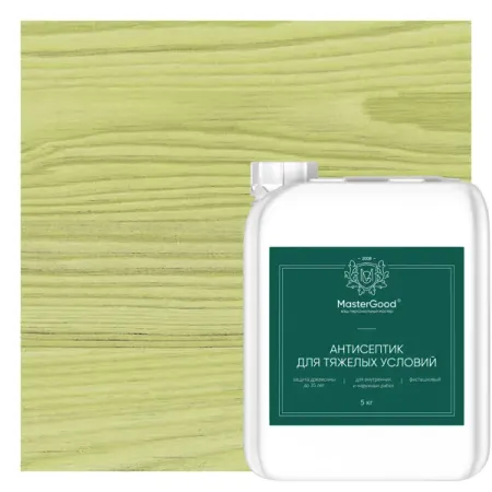 Антисептик Master Good для тяжелых условий эксплуатации готовый раствор 5 кг