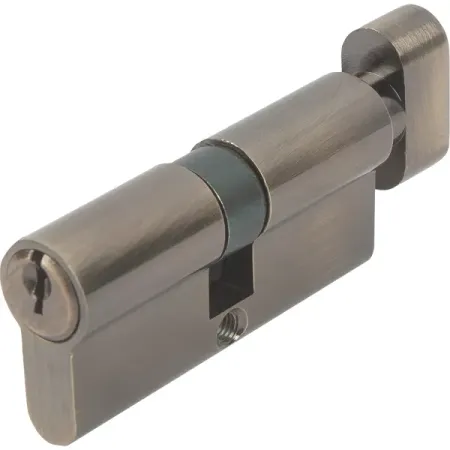 Цилиндр AX102/70 35x35 мм ключ/вертушка цвет бронза