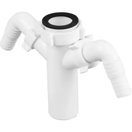 Патрубок с двойным отводом для стиральной машины Orio 1 1/2 масляный насос 40dcb для машины дыма 18вт