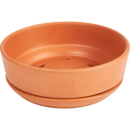 Горшок цветочный Огма для бонсай ø22 h8 см v2 л керамика терракотовый искусственные растения бонсай гранат