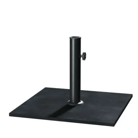 Подставка для садового зонта Naterial F ø38-48 мм 25 кг черный силиконовая подставка под чашку в форме кошки