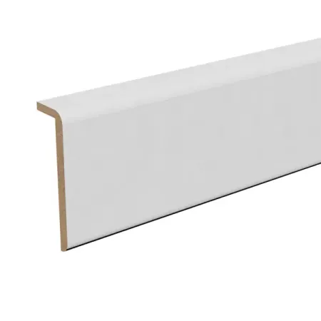 Наличник телескопический 2170x70x8 мм ПВХ ламинация цвет белый под эмаль наличник веллдорис белый 70мм телескопический