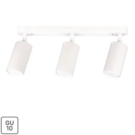 Спот поворотный Ritter Arton 59990 6 3 лампы GU10 цвет белый ranpo светодиодные лампы e14 e27 b22 g9 gu10 3w 6w 9w 12w 15w