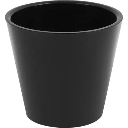 Кашпо Homver London ø23 h20.8 см v5 л пластик черный