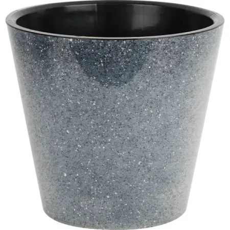 Кашпо Homver London ø20 h18.3 см v4 л пластик светло-серый