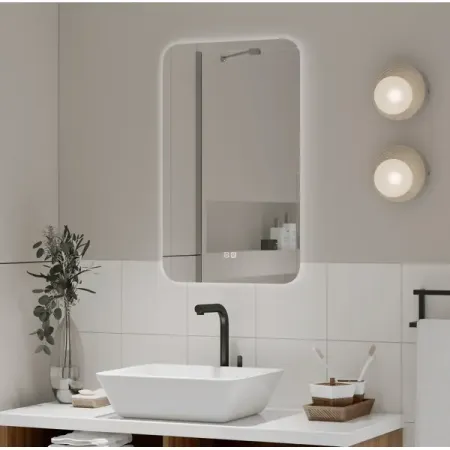 Зеркало с подсветкой Vicenza Led 500x850 мм с подогревом автомобильное зеркало с подогревом для toyota prius c 2011 2015 aqua corolla axio 2012