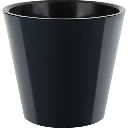 Кашпо Homver London ø23 h20.8 см v5 л пластик серый