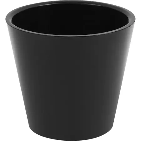 Кашпо Homver London ø16 h14.5 см v1.6л пластик черный