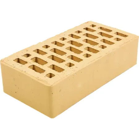 Кирпич облицовочный Ярославль М150 слоновая кость гладкий 250x120x65 мм 1 НФ