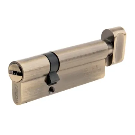 Цилиндровые механизмы Apecs Pro LM-90(35/55C)-C-AB 90 мм, ключ/вертушка, цвет бронза пара левых и правых боковых указателей поворота 8e0949127 для a3 2004 2008 s3 a4 s4 2001 2008 a6 2002 2008 s6 rs4 rs6