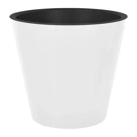 Кашпо London ø32 h29.5 см v15.7 л пластик белый с колесиками