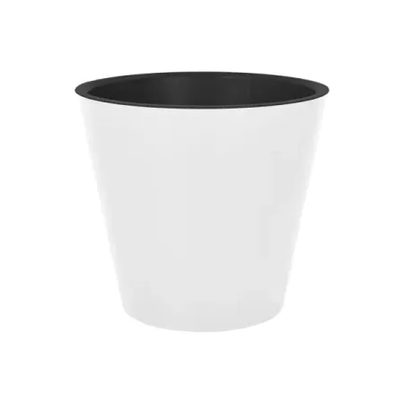Кашпо London ø16 h14.5 см v1.6 л пластик белый