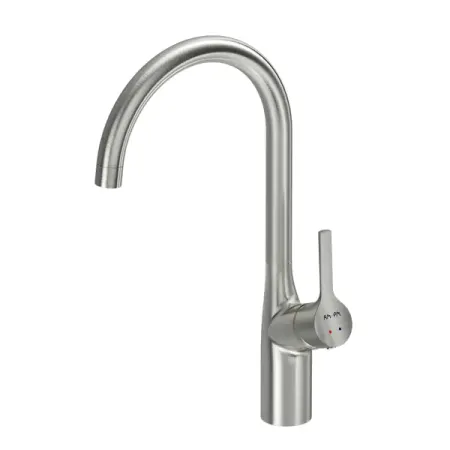 Смеситель для кухни Am pm Spike цвет общая высота 38 см сатин