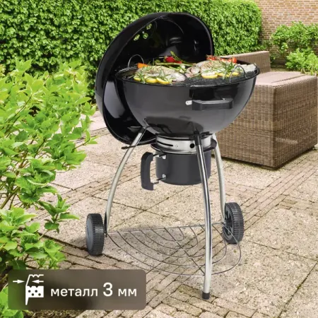 Гриль передвижной Naterial Phoenix Beta D57 см цвет черный