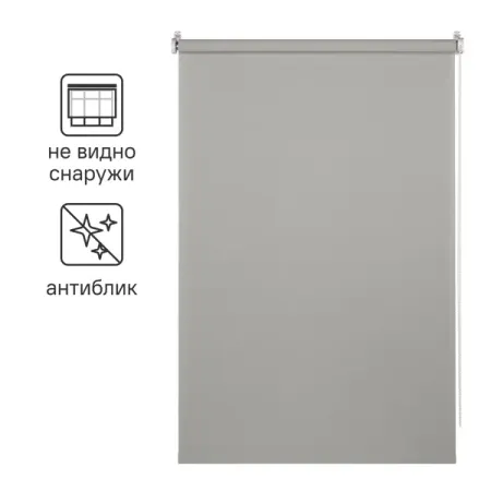Штора рулонная Inspire Screen 50x190 см цвет серый марина викторовна бойкина контроль и оценка результатов обучения в начальной школе методические рекомендации