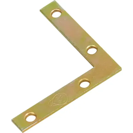 Оконный уголок NAZ 60x60x10x1.5 мм желтый цинк