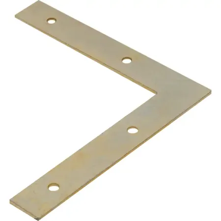 Оконный уголок NAZ 125x125x20x1.5 мм желтый цинк