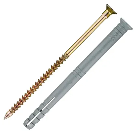 Дюбель-гвоздь потайной полипропилен 8x100 мм 10 шт.