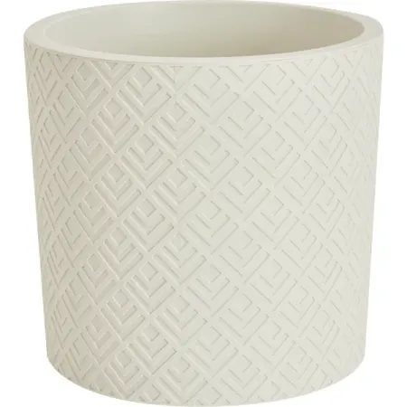 Кашпо Idea Этна ø 280 мм 9.5 л белый ротанг