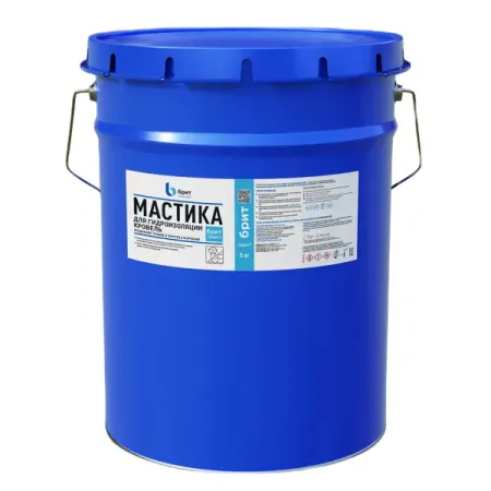 Мастика гидроизоляционная Брит Стандарт Р для кровли 5 кг