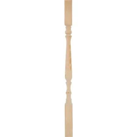 Балясина цельноламельная лиственница сорт Экстра граненая 50x50x900 мм