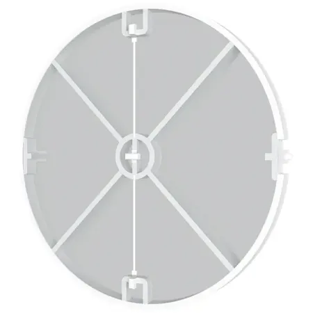 Обратный клапан вентиляционный Эра 100 BV D100 мм пластик прозрачный обратный клапан shsmfc 20 110 мм