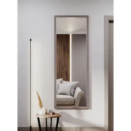 Зеркало декоративное Венеция прямоугольное 50x150 см пластик цвет серебристый