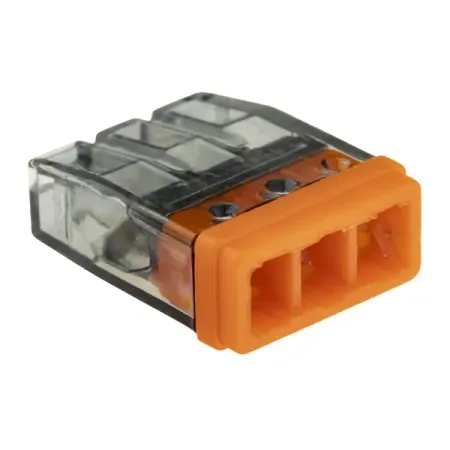 Клеммы монтажные самозажимные с пастой Duwi СМК 772-203 3-проводные 2.5мм² прозрачные 5шт 26729 4