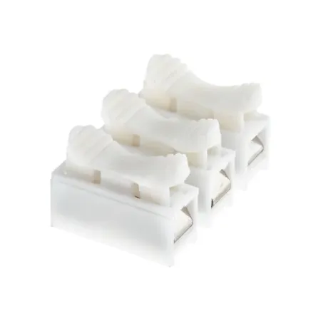 Клеммы нажимные пружинные для осветительного оборудования Duwi СМК 823-2-10 3-проводные 2.5мм² серые 5шт 26739 3