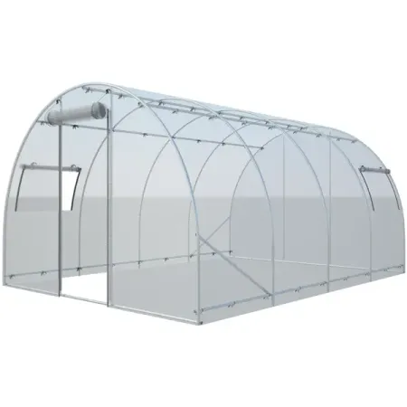Каркас теплицы Тропиканка с тентом 390x300x200 см сталь/ПВХ