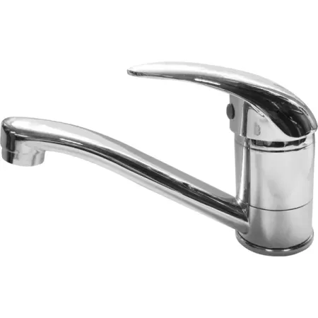 Смеситель для раковины Люкс однорычажный латунный цвет хром