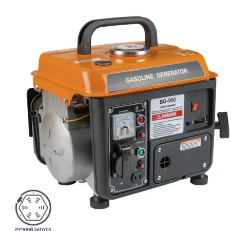 Генератор бензиновый BG-950 0.8 кВт вольтметр keolea so 45