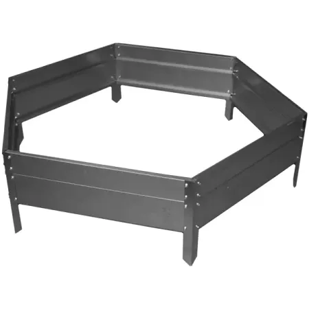 Клумба Соты h25 см сталь серый 5 шт железные порошковые сердечники jetting т37 6