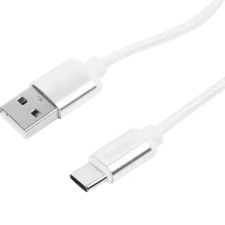 Кабель Oxion USB-Type-C 1.3 м 2 A цвет белый кабель hoco x84 60w type c на type c 100см силиконовый