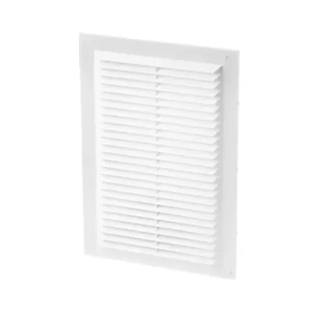 Решетка вентиляционная Ore GP1724W 170x240 мм пластик цвет белый