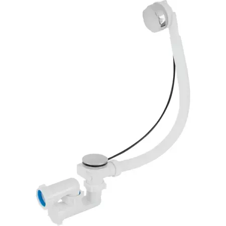 Сифон для ванны АНИ Пласт ø40 мм полуавтоматический с ревизией