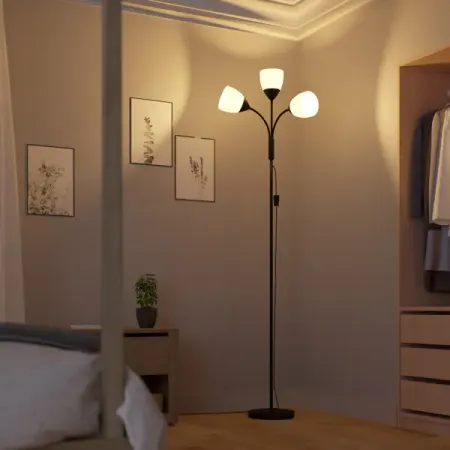 Торшер Inspire Dahlia, цвет черный