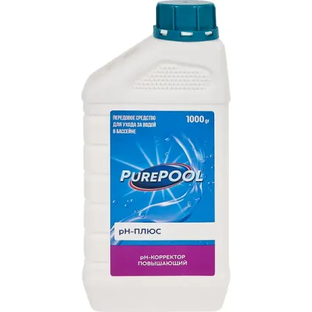 Средство PurePool для повышения кислотности воды в бассейне 1л определитель кислотности maxiterra 28 5см