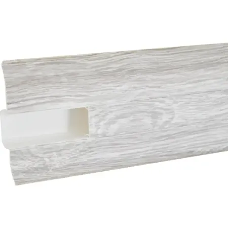 Плинтус напольный «Дуб рейкьявик» высота 62 мм, длина 2.5 м