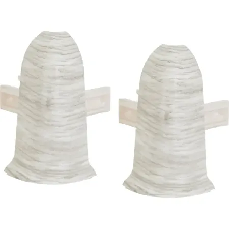 Угол внешний для плинтуса «Дуб Рейкьявик», высота 62 мм, 2 шт. угол наружный для плинтуса lider 75мм дуб рейкьявик 2шт