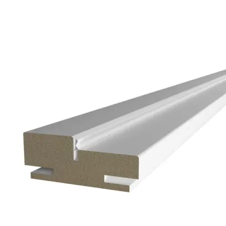 Дверная коробка телескопическая Ларго Соло Эколайн 2060x80x28 мм эмаль цвет белый (комплект 2.5 шт.)