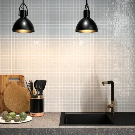 Мозаика настенная Kerama Marazzi Темари 29.8x29.8 см глянцевая цвет серебро 1 шт.