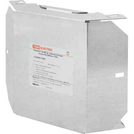 Поворот для кабель-канала внутренний TDM Electric 200x50 мм цвет серый рэки кавахара sword art online ранобэ том 11 алисизация поворот