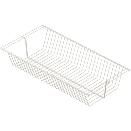 Корзина-полка для системы Larvij 60.3x11.8x30.6 см сталь цвет бежевый полка мелкосетчатая larvij 890х420х15мм белая