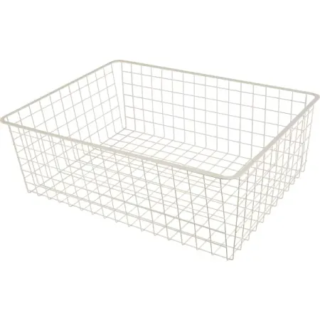 Корзина для стеллажной рамы Larvij 55.5x18.5x41 см сталь цвет бежевый