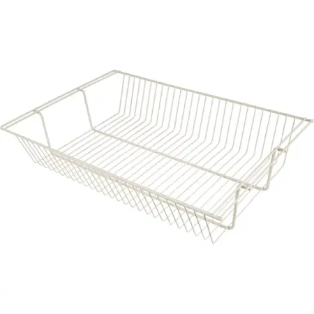 Корзина-полка для системы Larvij 60.3x11.8x40.6 см сталь цвет бежевый полка мелкосетчатая larvij 890х420х15мм белая